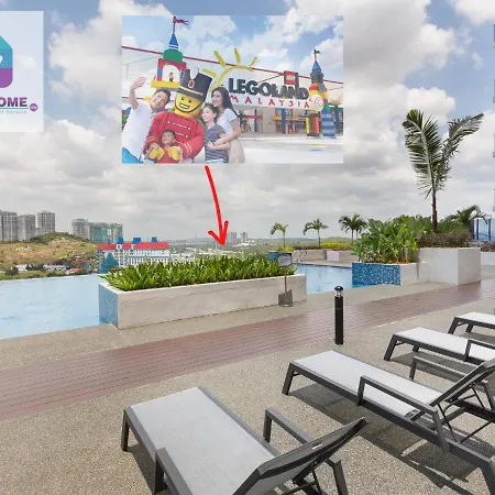 Legoland Fun- Hostahome Suites At D'Pristine Residence Nusajaya  Exterior photo